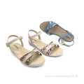 Summer Python pattern Flat Women Sandals